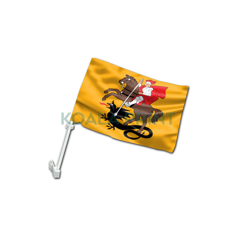 Marijampolės miesto automobilinė vėliavėlė su koteliu