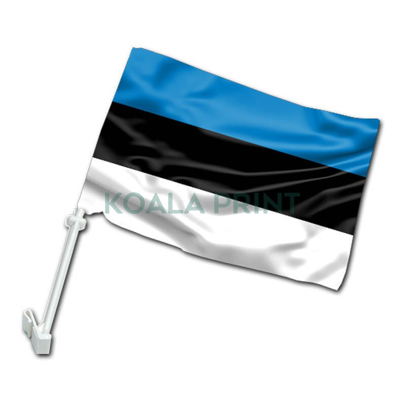 Estijos automobilinė vėliavėlė su koteliu