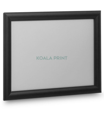 A1 reklaminis rėmelis plakatui, juodas