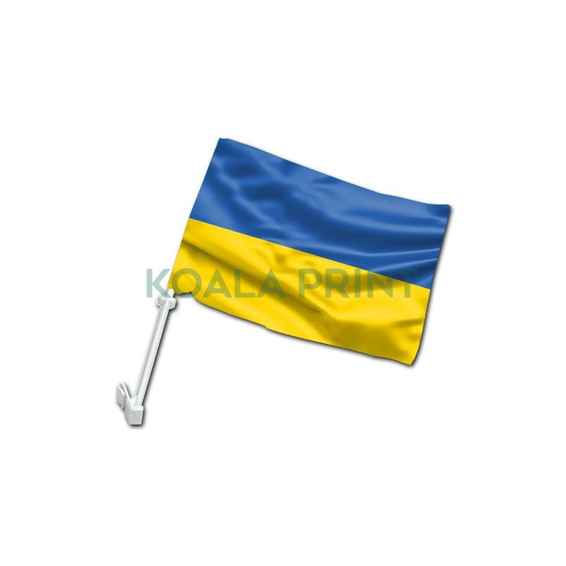 Ukrainos automobilinė vėliavėlė su koteliu