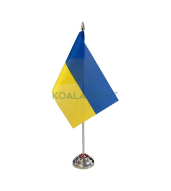 Ukrainos stalinė vėliavėlė, 12 x 20 cm