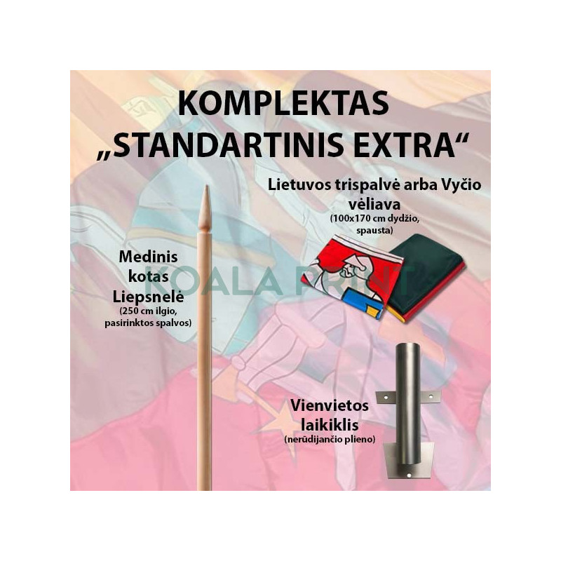 Vėliavos komplektas "Standartinis Extra"