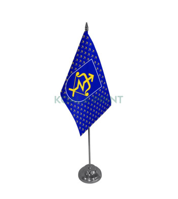 Mažeikių miesto stalinė vėliavėlė, 12 x 20 cm