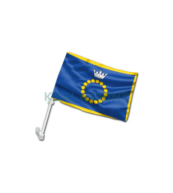 Palangos miesto automobilinė vėliavėlė su koteliu