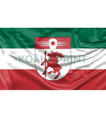 Mažosios Lietuvos vėliava, su herbu